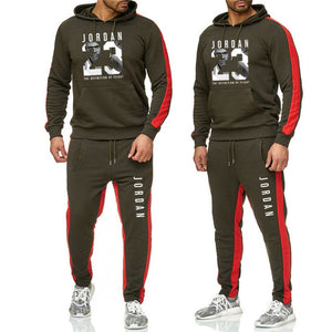 Vestuário de marca de moda masculina agasalho casual sportsuit hoodies dos homens moletom moletom esportiva jordan 23 casaco + calça conjunto