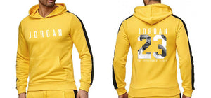 Vestuário de marca de moda masculina agasalho casual sportsuit hoodies dos homens moletom moletom esportiva jordan 23 casaco + calça conjunto