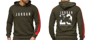 Vestuário de marca de moda masculina agasalho casual sportsuit hoodies dos homens moletom moletom esportiva jordan 23 casaco + calça conjunto